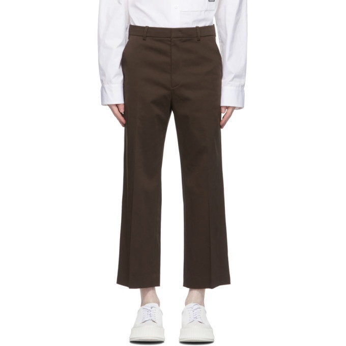 Photo: System Brown Cotton Trousers