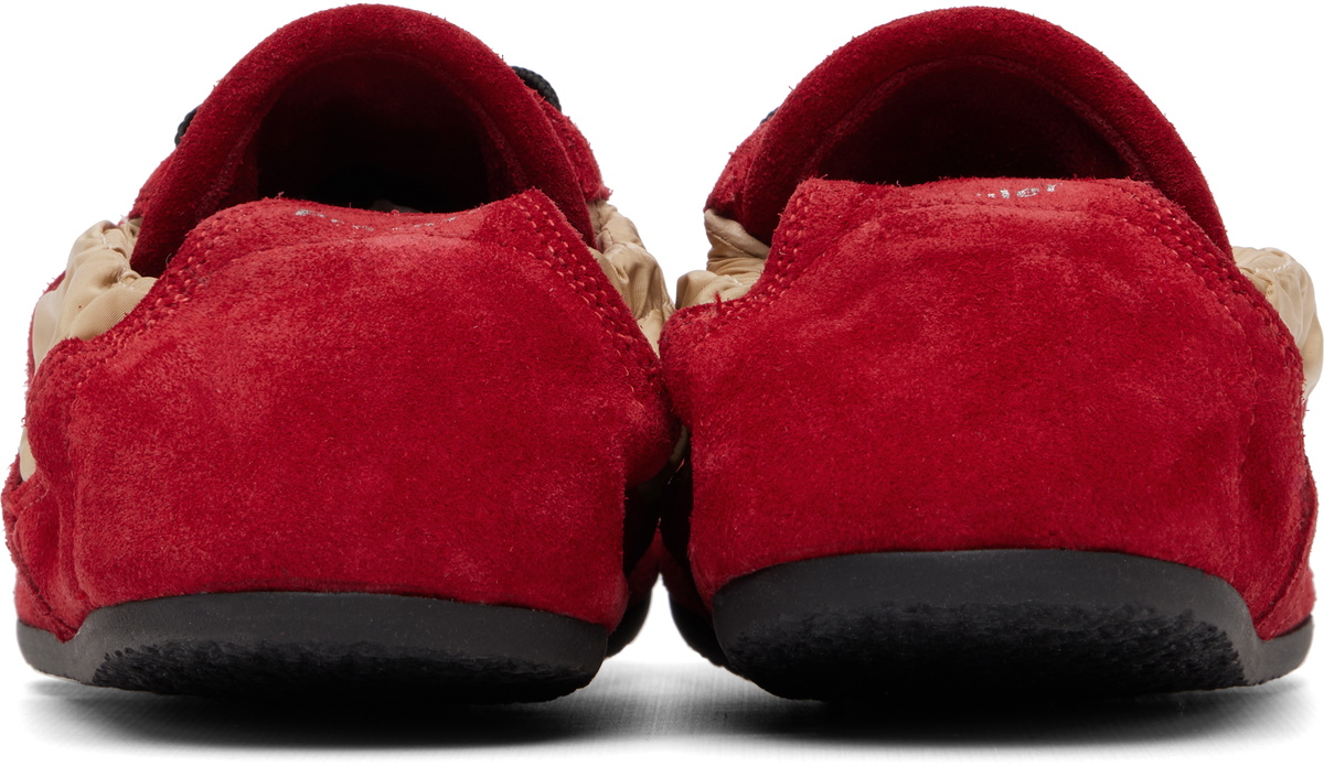 Proenza Schouler Red & Beige Soft Track Sneakers
