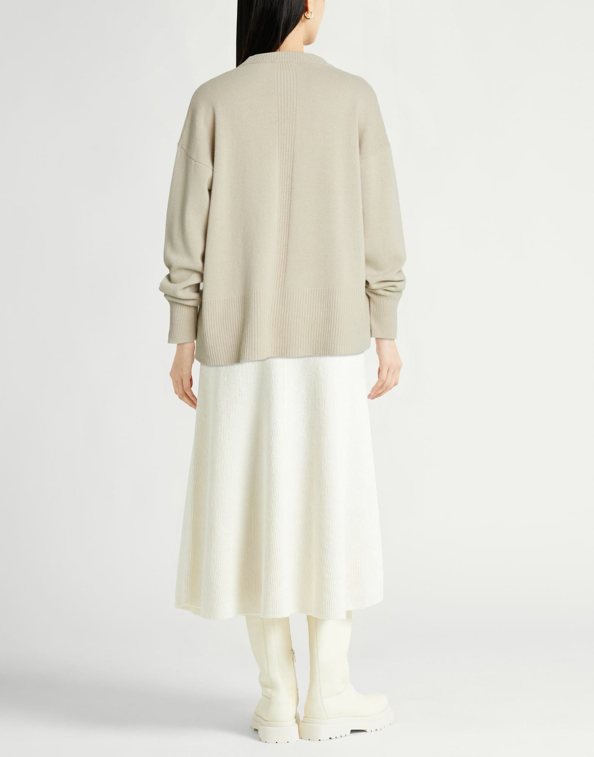 Roberto Collina Womens Sweater Taupe