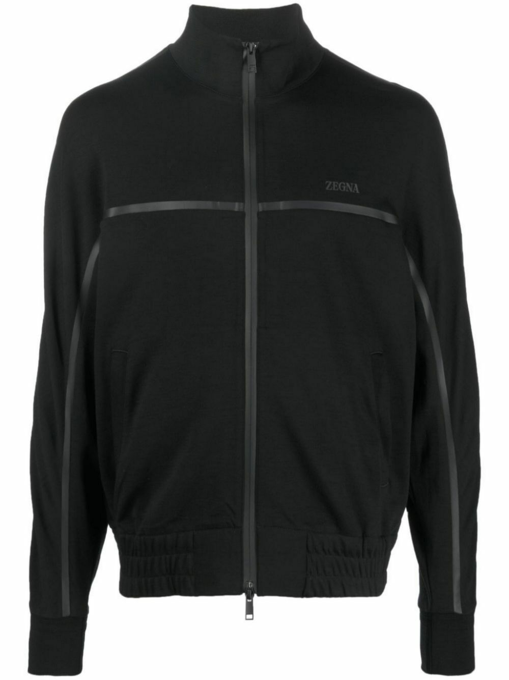 ZEGNA　TECHMERINO ジップアップブルゾン【L】トラックジャケット TECHMERINO Z ZEGNA Tech Merino Knit Sweat Jacket Small Grey