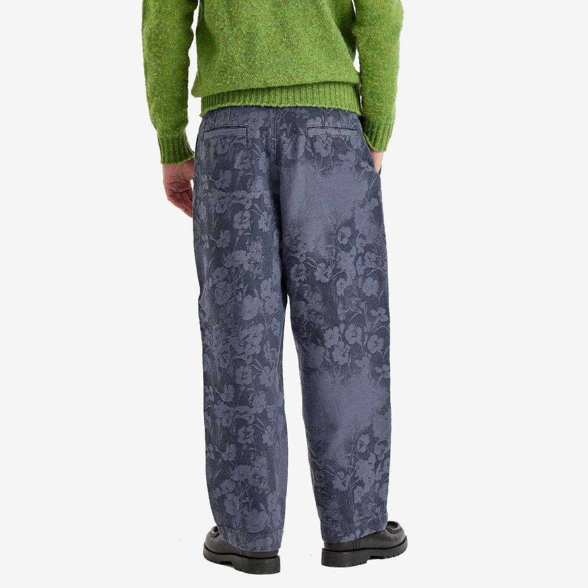 Paul Smith Men's x Lee Jacquard Denim Tapered Trousers in Blue