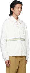 Gucci White Cotton Vintage Label Eco Jacket