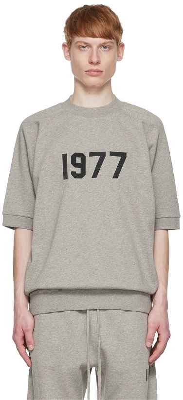 Photo: Essentials Gray Cotton Sweatshirt