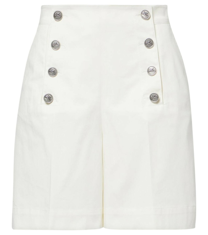 Photo: Etro Cotton-blend shorts
