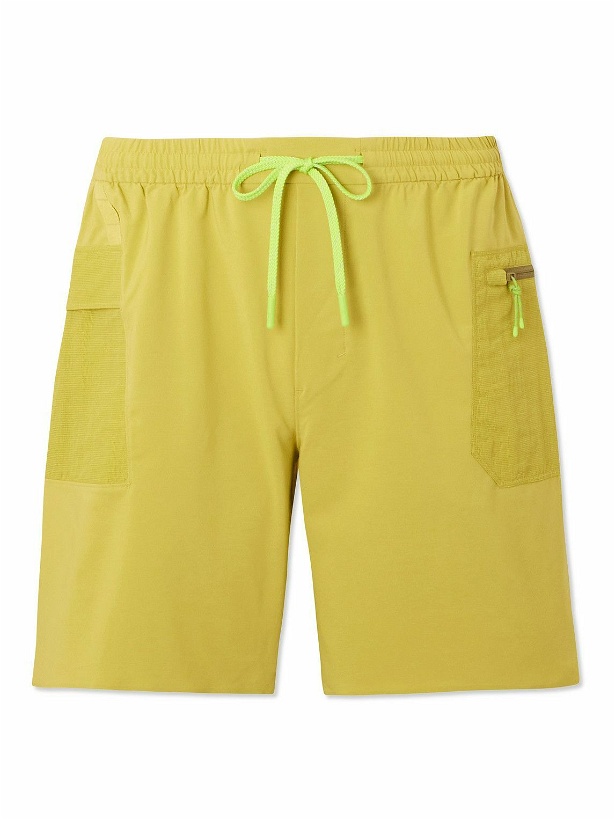 Photo: Lululemon - Straight-Leg Recycled-Shell and Ripstop Drawstring Shorts - Yellow
