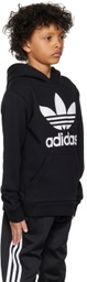 adidas Kids Kids Black Trefoil Big Kids Hoodie