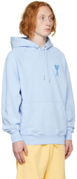 AMI Paris Blue Ami De Cœur Hoodie