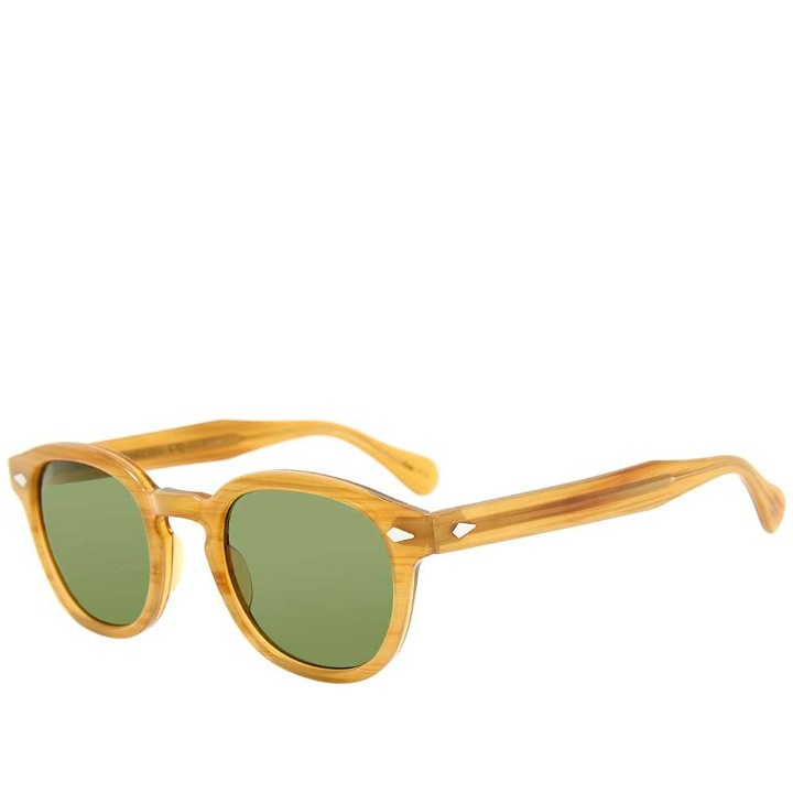 Photo: Moscot Lemtosh Sunglasses Blonde & Green