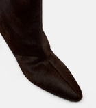 Herbert Levine Silhouette suede knee-high boots