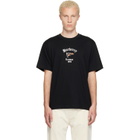 Burberry Black Check Flag Cotton T-shirt