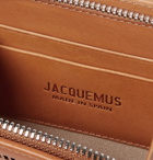 Jacquemus - Le Gadjo Logo-Detailed Leather Pouch - Orange