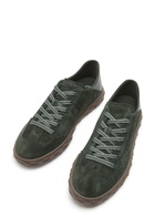 Jimmy Choo Diamond Flex Suede Sneakers Green