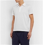 Moncler - Cotton-Piqué Polo Shirt - White