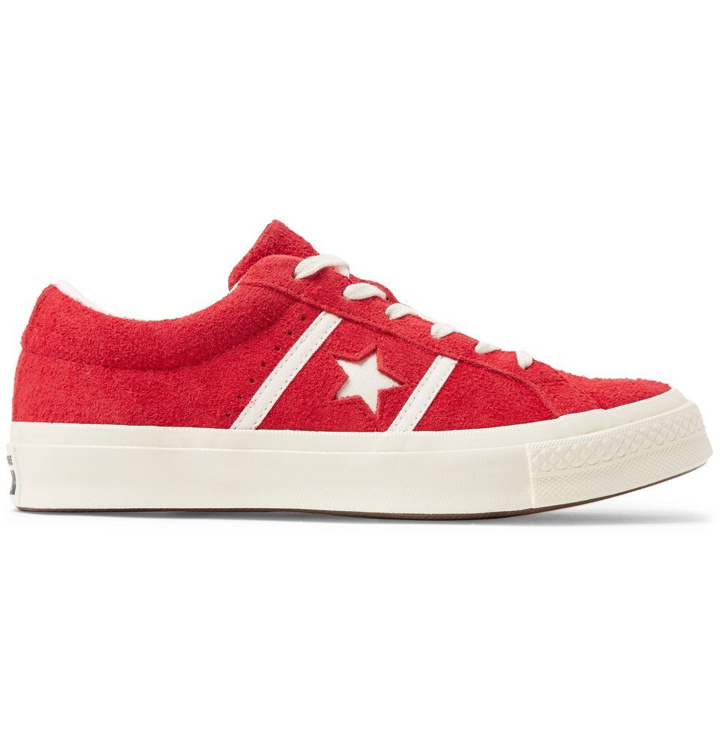 Photo: Converse - One Star OX Suede Sneakers - Red