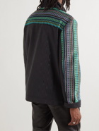 Marine Serre - Cotton Terry-Panelled Recycled Moire Jacket - Multi
