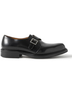 Mr P. - Peter Leather Monk-Strap Shoes - Black