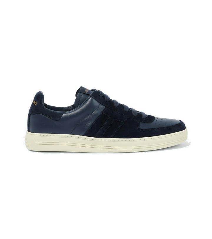 Photo: Tom Ford Radcliffe suede and leather sneakers