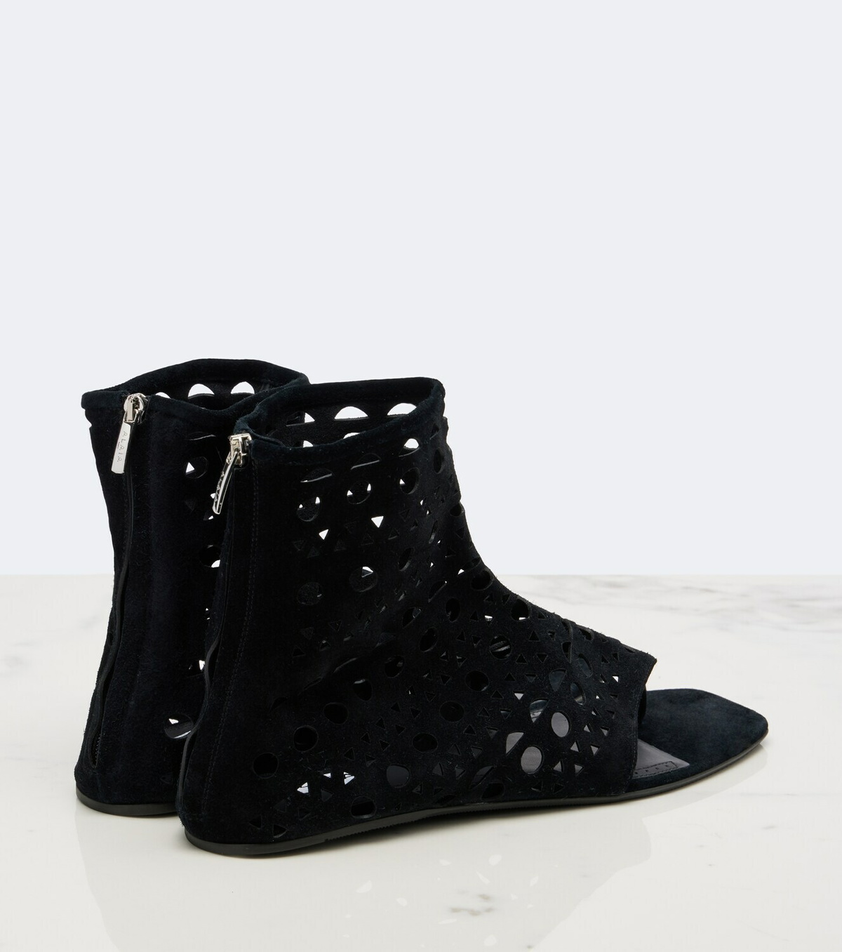 Alaïa Neo Vienne suede thong sandals
