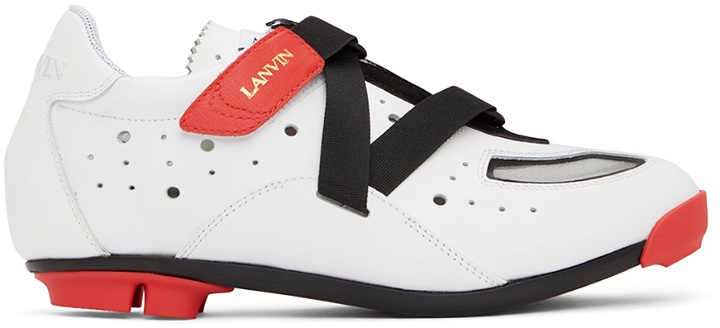 Photo: Lanvin White Cycle Sneakers