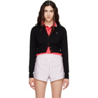Vivienne Westwood Black Bea Cropped Cardigan