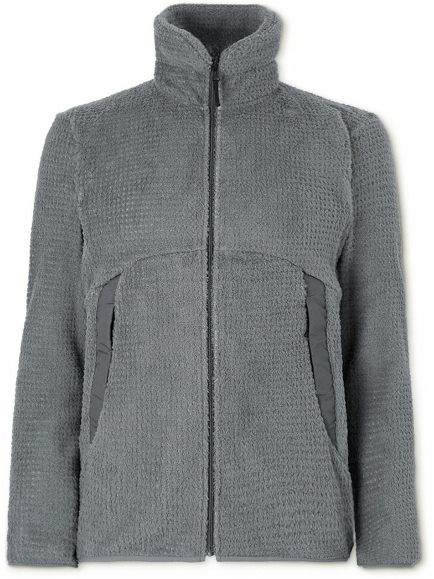 Photo: Goldwin - Ripstop-Trimmed Polartec® High Loft™ Fleece Jacket - Gray