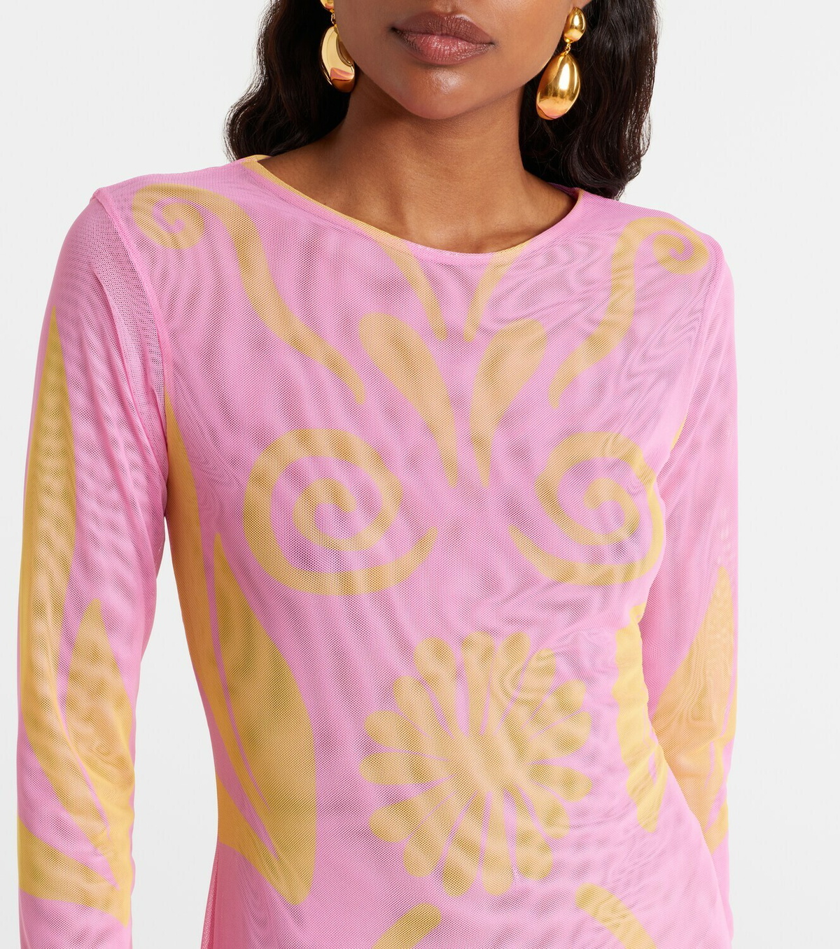 Cala de la Cruz Tania printed maxi dress