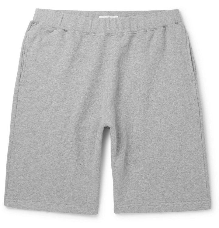 Photo: Sunspel - Brushed Loopback Cotton-Jersey Shorts - Men - Gray