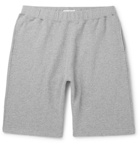 Sunspel - Brushed Loopback Cotton-Jersey Shorts - Men - Gray