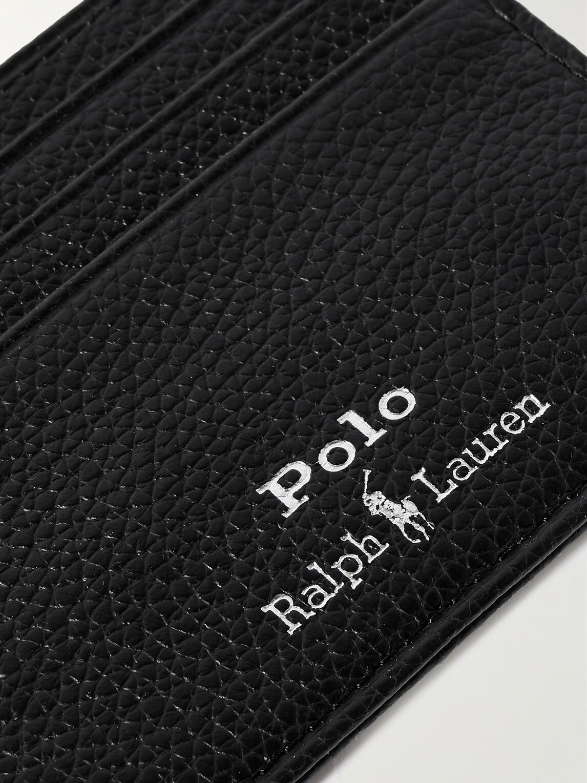 Polo Ralph Lauren - Small Logo-Print Full-Grain Leather Cardholder