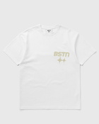 Bstn Brand Signature Stitching Logo Heavyweight Tee White - Mens - Shortsleeves