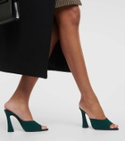 Saint Laurent Suite 105 crêpe de chine mules