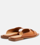 Ganni Butterfly faux leather slides