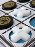 Versace White Tic-Tac-Toe Board Game