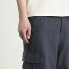 Rhude Men's Linen Parachute Pant in Navy