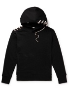 Craig Green - Lace-Detailed Cotton-Jersey Hoodie - Black