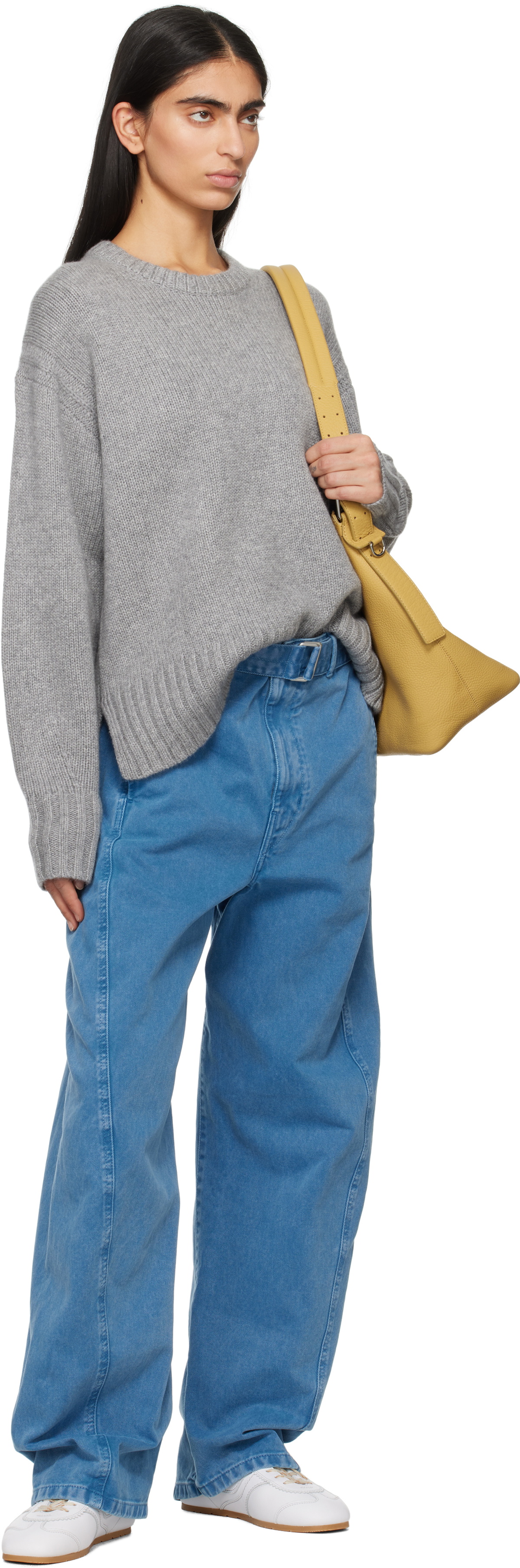 Guest in Residence Gray Cozy Crew Sweater
