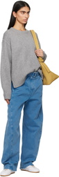 Guest in Residence Gray Cozy Crew Sweater