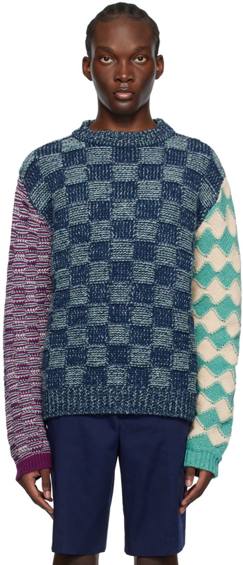 Photo: Marni Multicolor Intarsia Sweater