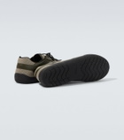 Prada Speedrock leather-trimmed sneakers