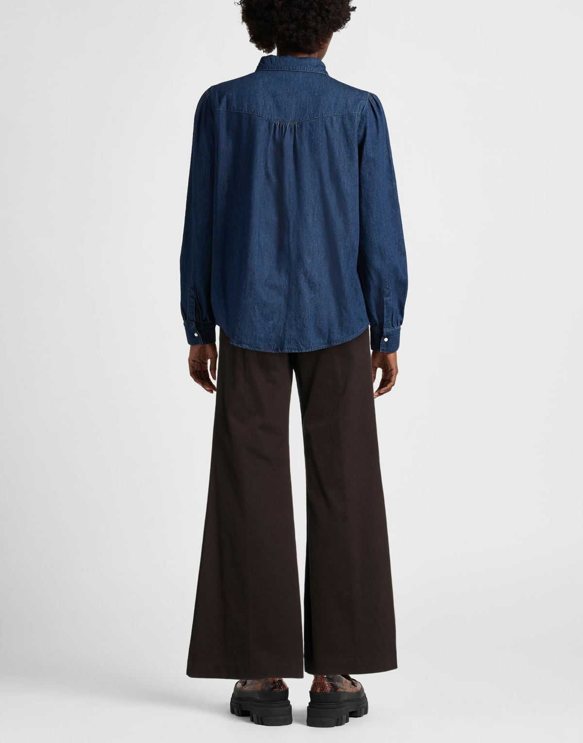 Drumohr Womens Pants Chocolate in Brown