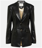 Nanushka Hathi faux leather blazer
