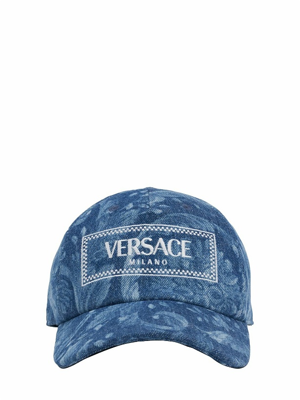 Photo: VERSACE - Logo Jacquard Baseball Cap