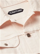 TOM FORD - Selvedge Stretch-Denim Trucker Jacket - Pink
