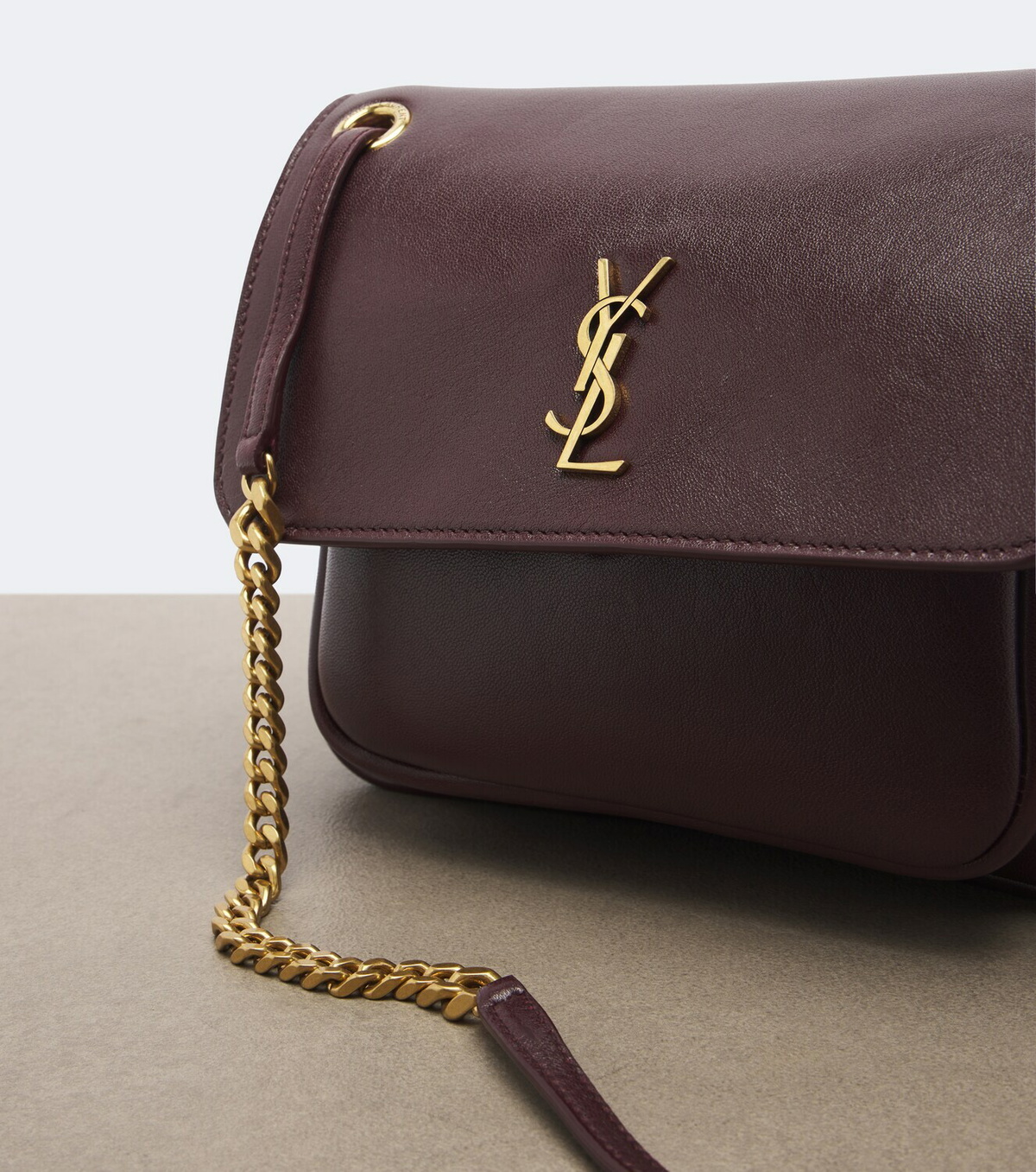 Saint Laurent Niki Cassandre leather shoulder bag