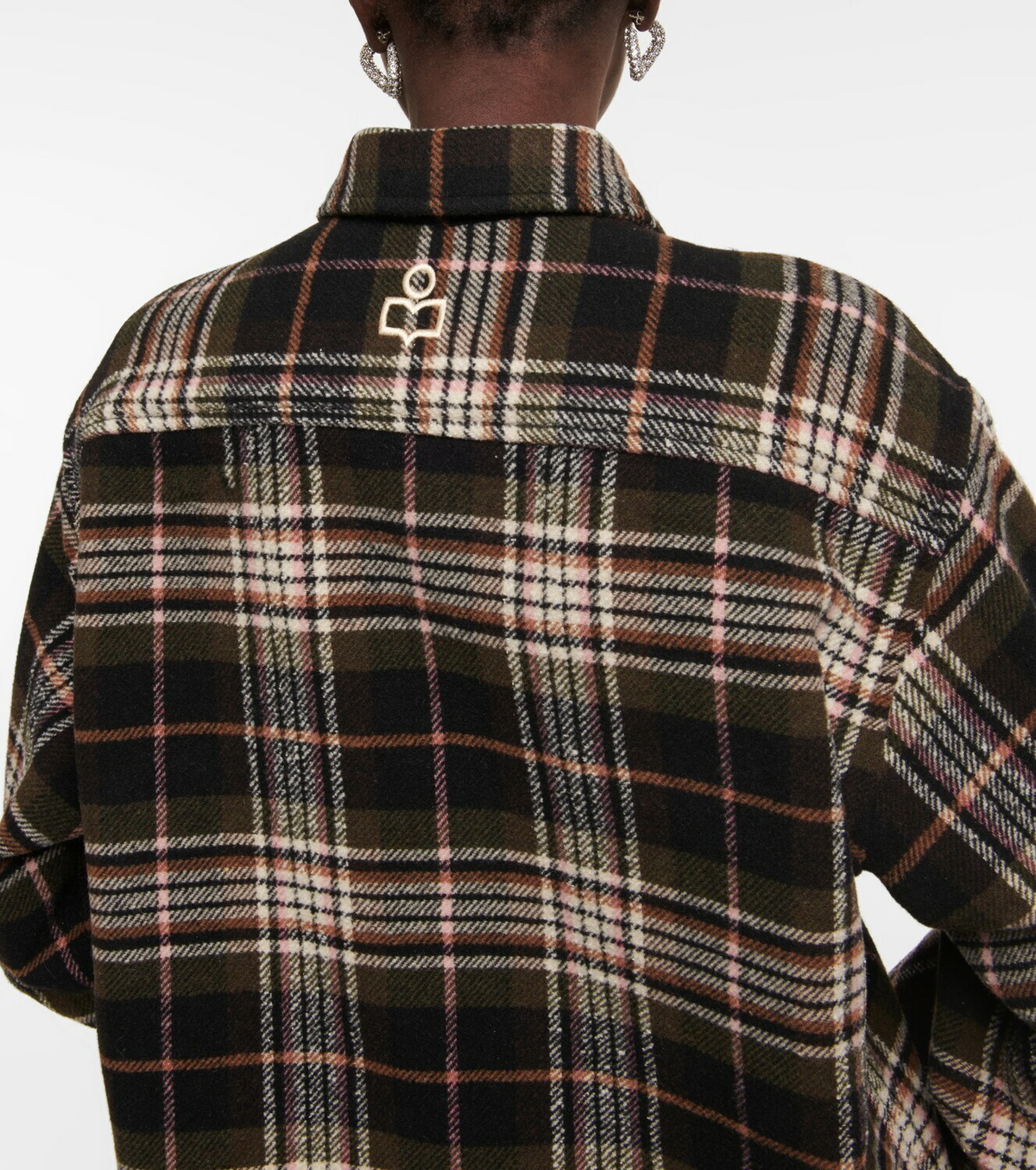Marant Etoile Ebbaz checked shirt jacket Isabel Marant Etoile
