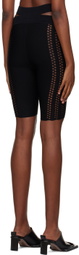 Dion Lee Black Column Shorts