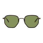 Oliver Peoples Black and Tortoiseshell Alland Sunglasses