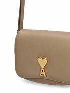 AMI PARIS Small Paris Paris Grained Leather Bag