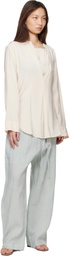 Studio Nicholson Beige Pampa Blouse