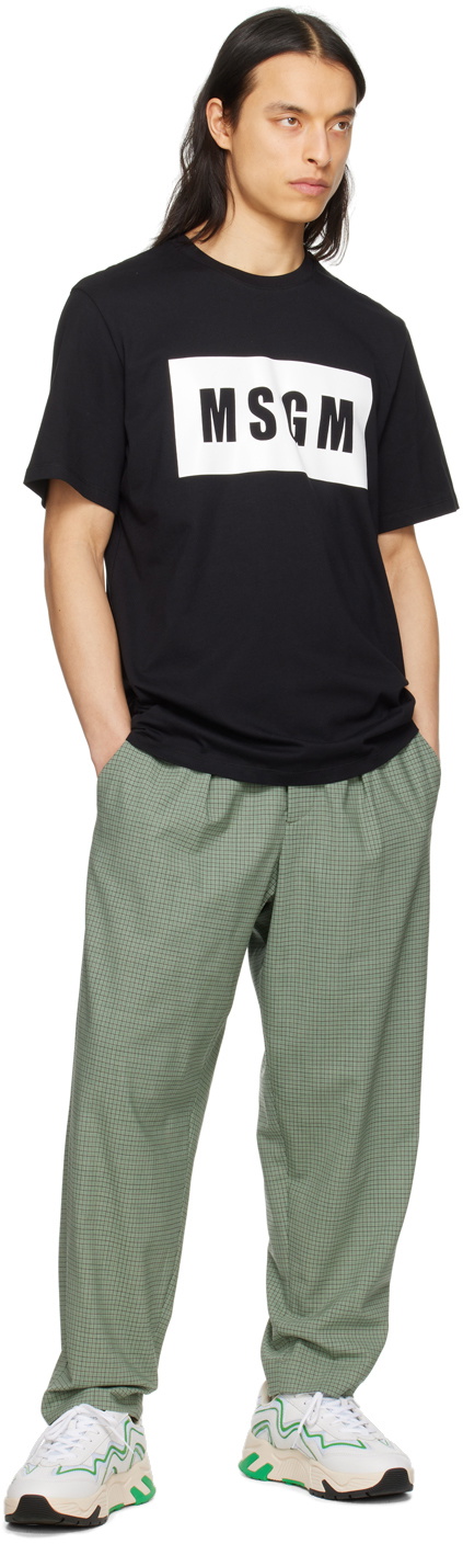 MSGM Black Box T-Shirt